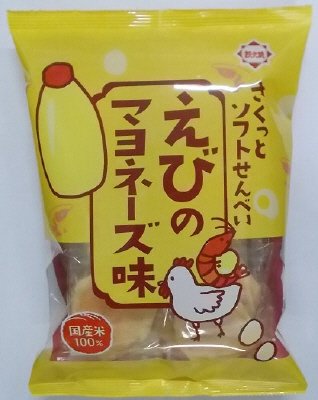 64gソフトせんべいえびのマヨネーズ味
