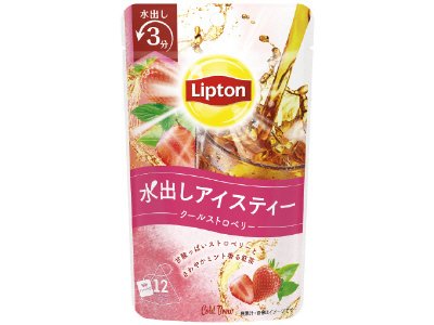リプトン　コールドブリュー　クールストロベリー　ティーバッグ　１２袋