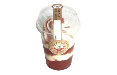 ストロベリー＆カスタードのパルフェ