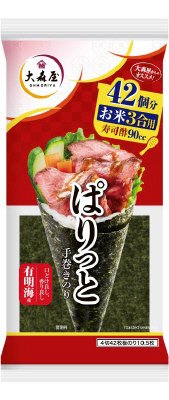 有明海産ぱりっと手巻きのり３合用