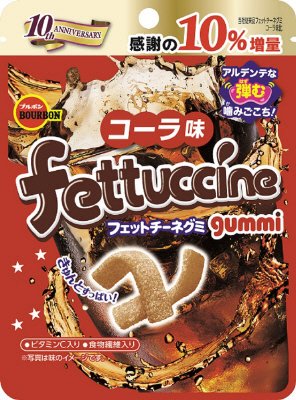 フェットチーネグミコーラ味（１０％増量）