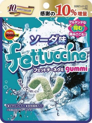 フェットチーネグミソーダ味（１０％増量）