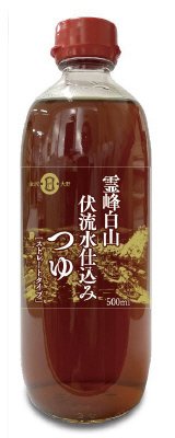 霊峰白山伏流水仕込みつゆ