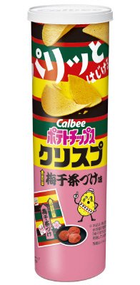 ポテトチップスクリスプ永谷園の梅干茶づけ味