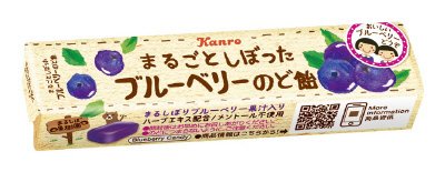 まるごとしぼったブルーベリーのど飴