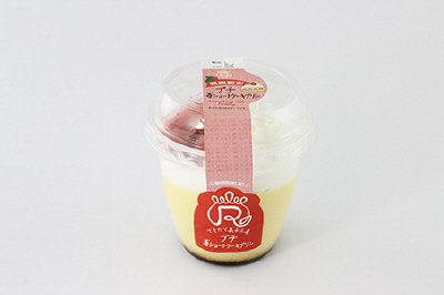 プチ　苺ショートケーキプリン