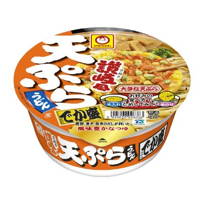 讃岐風天ぷらうどん　でか盛