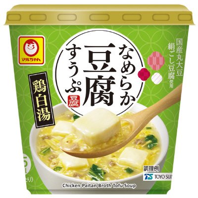 なめらか豆腐すうぷ　鶏白湯