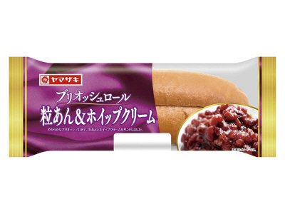 ブリオッシュロ－ル（粒あん＆ホイップクリ－ム）