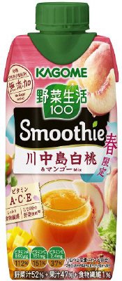 野菜生活１００Ｓｍｏｏｔｈｉｅ川中島白桃＆マンゴーＭｉｘ