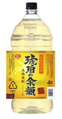 本格麦焼酎　琥珀の余韻ペット
