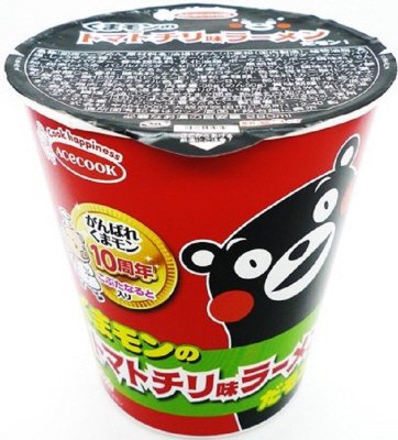 くまモンのトマトチリ味ラーメンだモン！