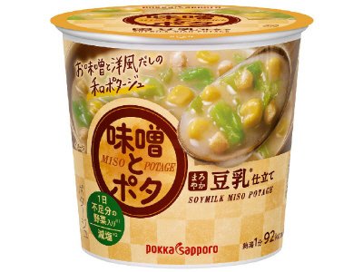 味噌とポタまろやか豆乳仕立てカップ