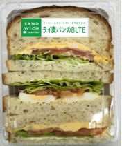 ライ麦パンのＢＬＴＥ