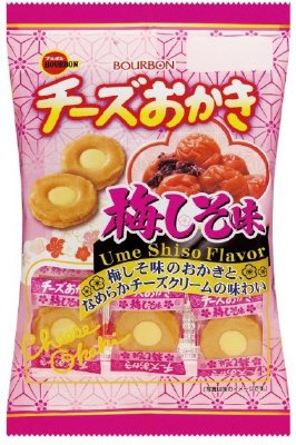 チーズおかき梅しそ味