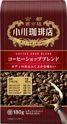 小川珈琲店　コーヒーショップブレンド　豆　180G