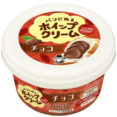 パンにぬるホイップクリーム　チョコ
