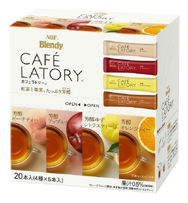 「ブレンディカフェラトリー」スティック　フルーツティーアソート２０本