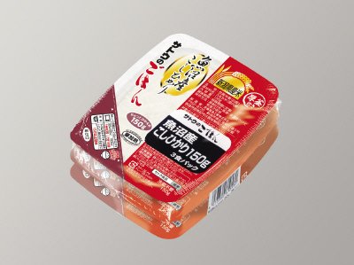 サトウのごはん　魚沼産こしひかり　３食パック