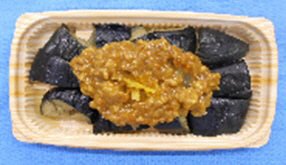 茄子の肉味噌（ゆず皮入り）