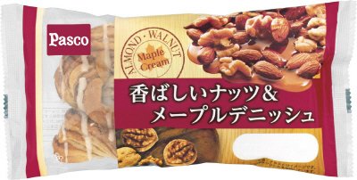 香ばしいナッツ＆メープルデニッシュ