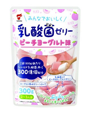 みんなでおいしく乳酸菌ゼリー　ピーチヨーグルト味