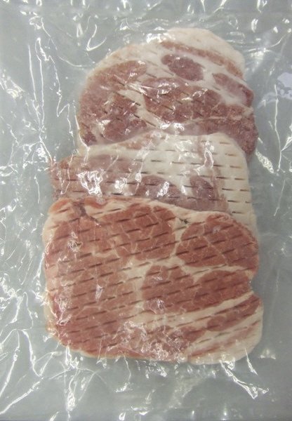 国産豚肩ロースとんかつ用（筋切り３枚）