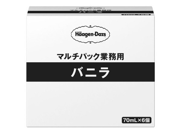 ミニカップ・マルチパック　業務用６個入り　バニラ