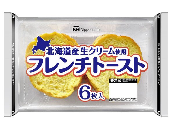 北海道産生クリーム使用　フレンチトースト６枚入り