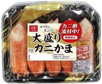 大盛りカニかま　カニ酢添付