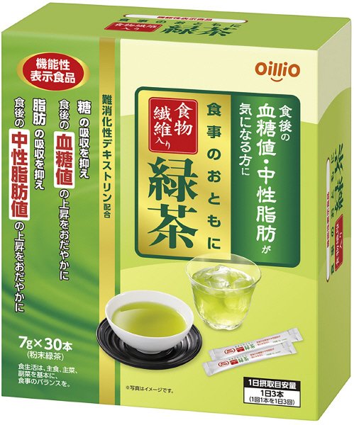 機能性表示食品食事のおともに食物繊維入り緑茶７ｇ×３０本