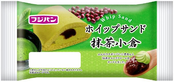 ホイップサンド　抹茶小倉