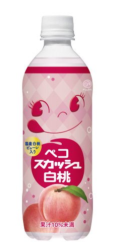ＰＥＴ不二家ペコスカッシュ白桃５００ｍｌ