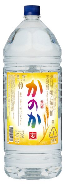 麦焼酎かのか　２５度　ペットボトル