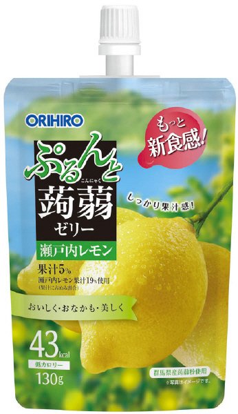 ぷるんと蒟蒻ゼリーＳＴ　瀬戸内レモン