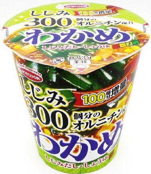 タテロング　わかめラーメン　しじみだし・しょうゆ