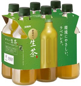 生茶　ラベルレス　６本パック