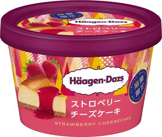 ミニカップ　ストロベリーチーズケーキ