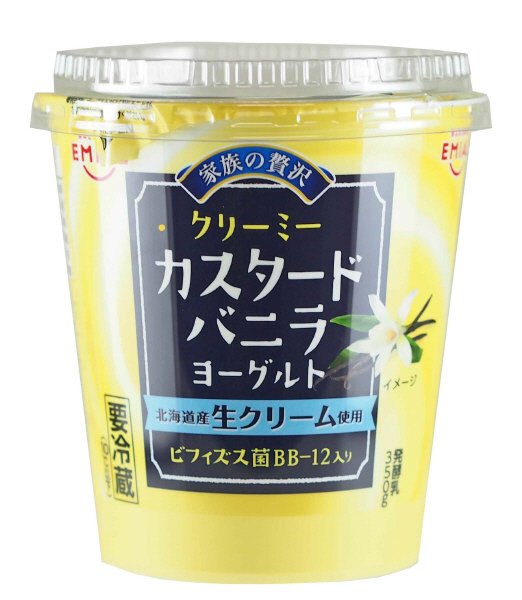 家族の贅沢　クリーミーカスタードバニラヨーグルト