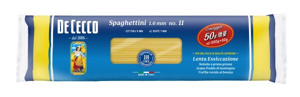 ディ・チェコ　№１１スパゲッティーニ増量