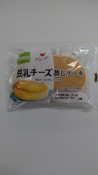豆乳チーズ蒸しケーキ