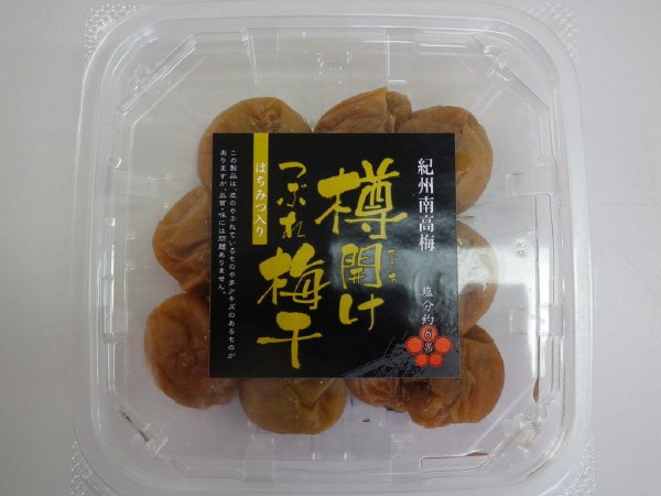 紀州南高梅樽開けつぶれ梅干はちみつ入り