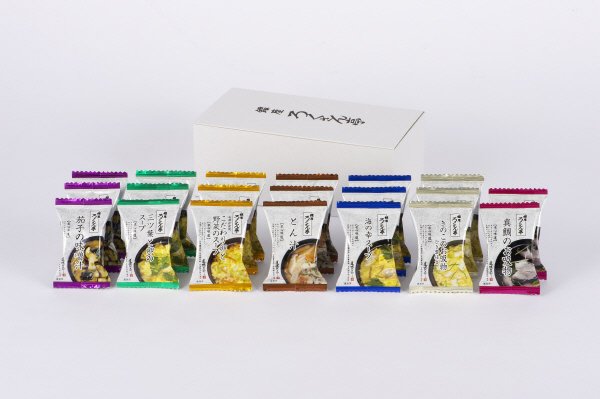 ろくさん亭　道場六三郎スープ・味噌汁詰合せ20食E-YM