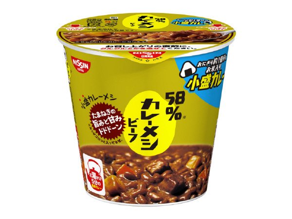 日清　５８％カレーメシ　ビーフ