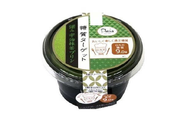 糖質ターゲット　深み宇治抹茶プリン