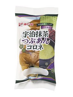 宇治抹茶つぶあんコロネ