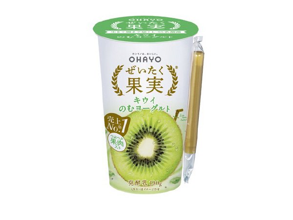 ぜいたく果実キウイのむヨーグルト