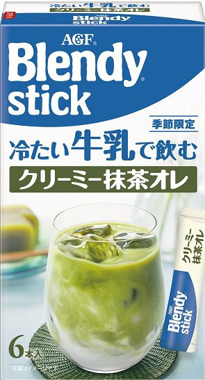 「ブレンディ」スティック　冷たい牛乳で飲む クリーミー抹茶オレ6本