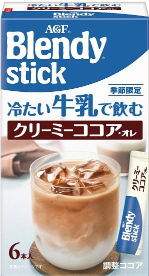 「ブレンディ」スティック　冷たい牛乳で飲む クリーミーココア・オレ6本
