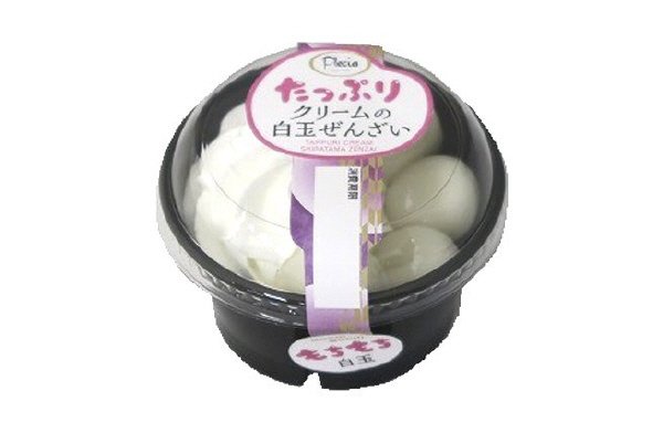 たっぷりクリーム白玉ぜんざい